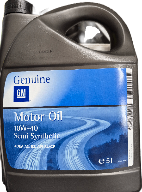Genuine oil 10w40 semi synthetic 