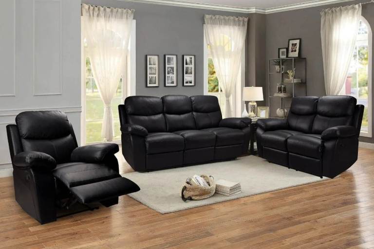 😍 Super Deal 🔥 Roma Recliner 3+2+1 Seater sofa set , 30% Off ⚡ Grab Now