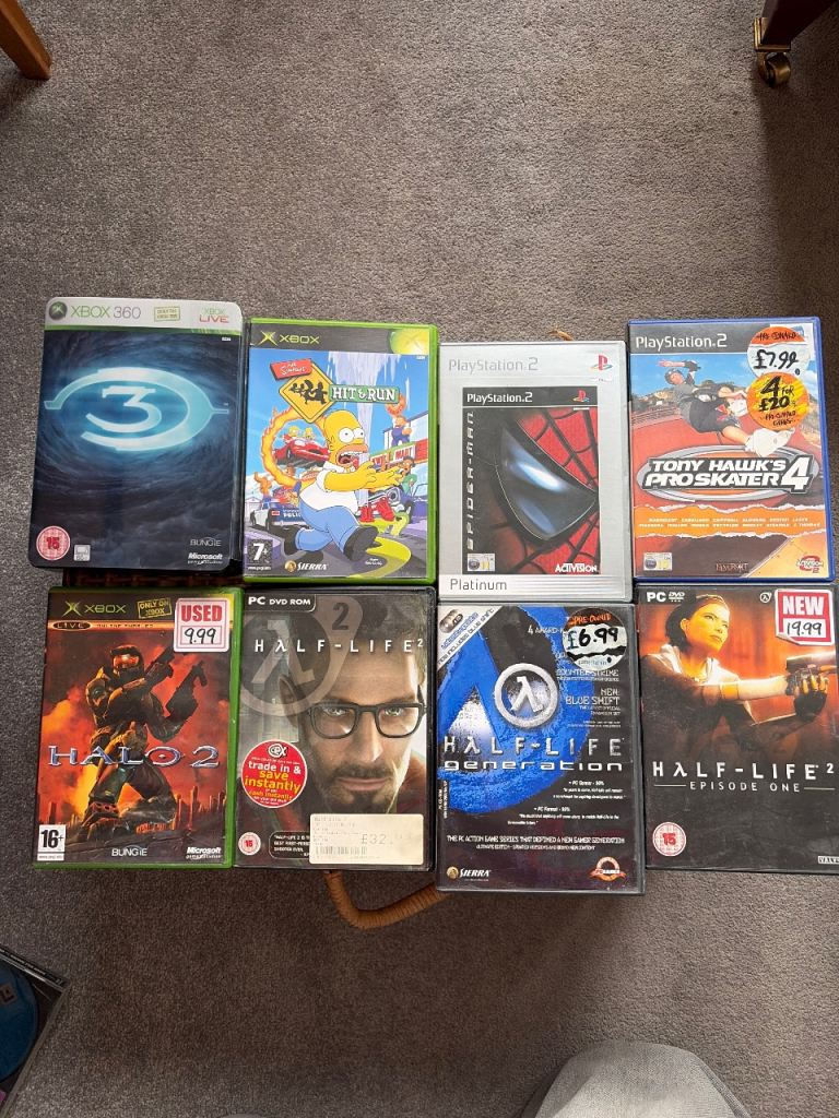 Various Xbox, Xbox 360, PC & PlayStation 2 Games