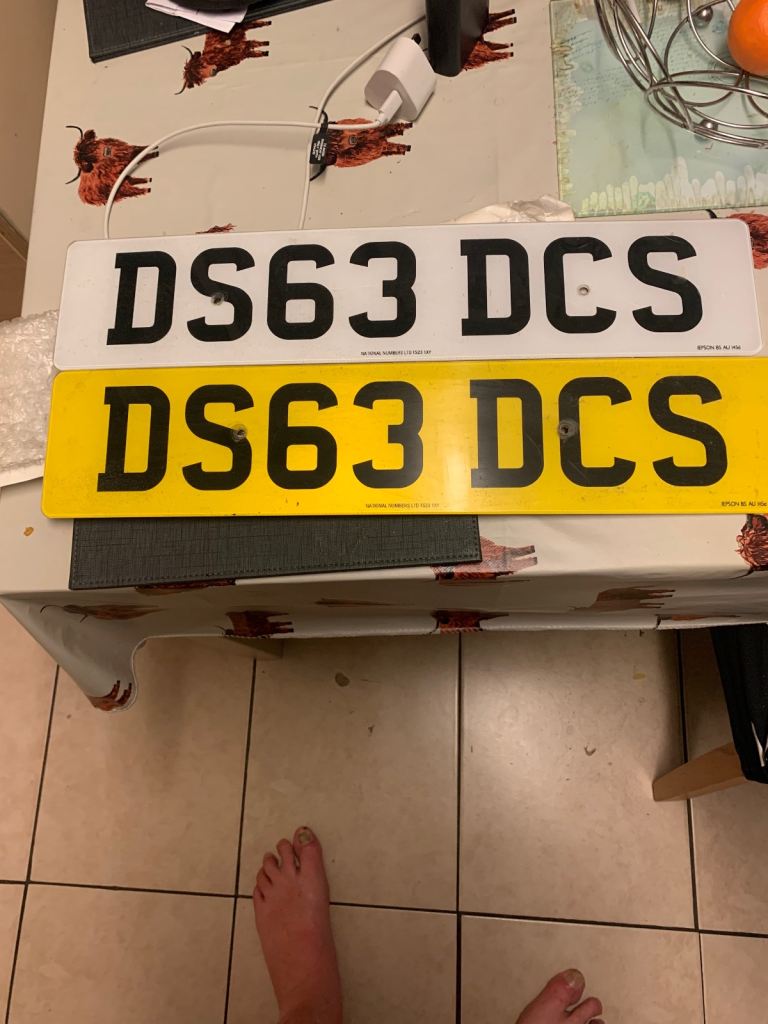 Personalised plate