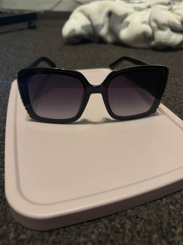 image for Women's Black Sunglasses - Square Frame