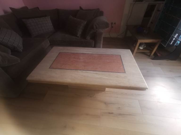 Marble coffee table