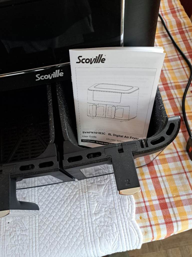 Scoville 8L Digital Air Fryer - Black, As Good As New