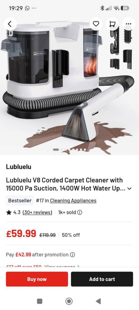 Carpet cleaner 