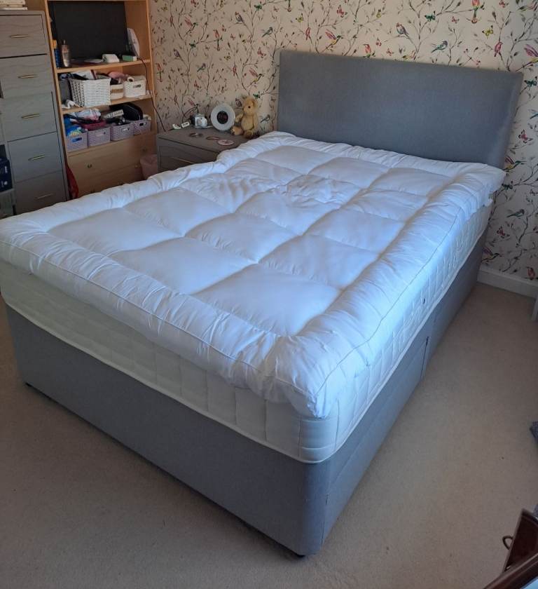 SilentNight Double Divan Bed with storage