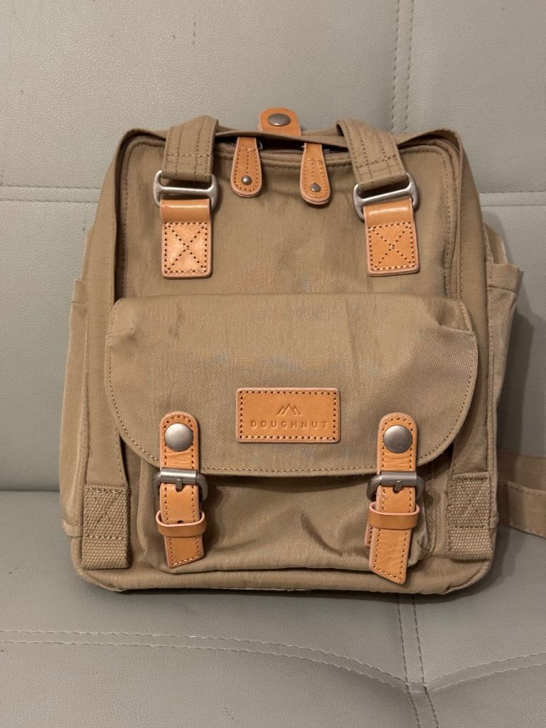 Doughnut Mini Backpack - Beige, Good Condition