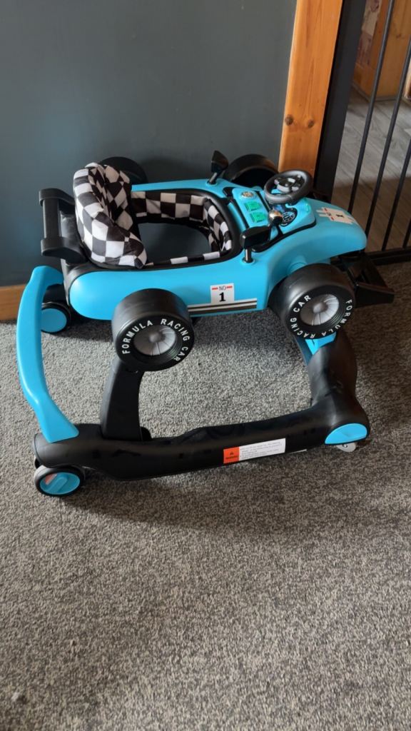 Baby Walker Ride-On Car - Blue, Excellent Condition