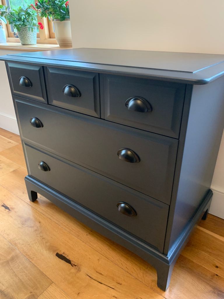 Stag Minstrel 3 over 2 Chest of Drawers Refurbished 