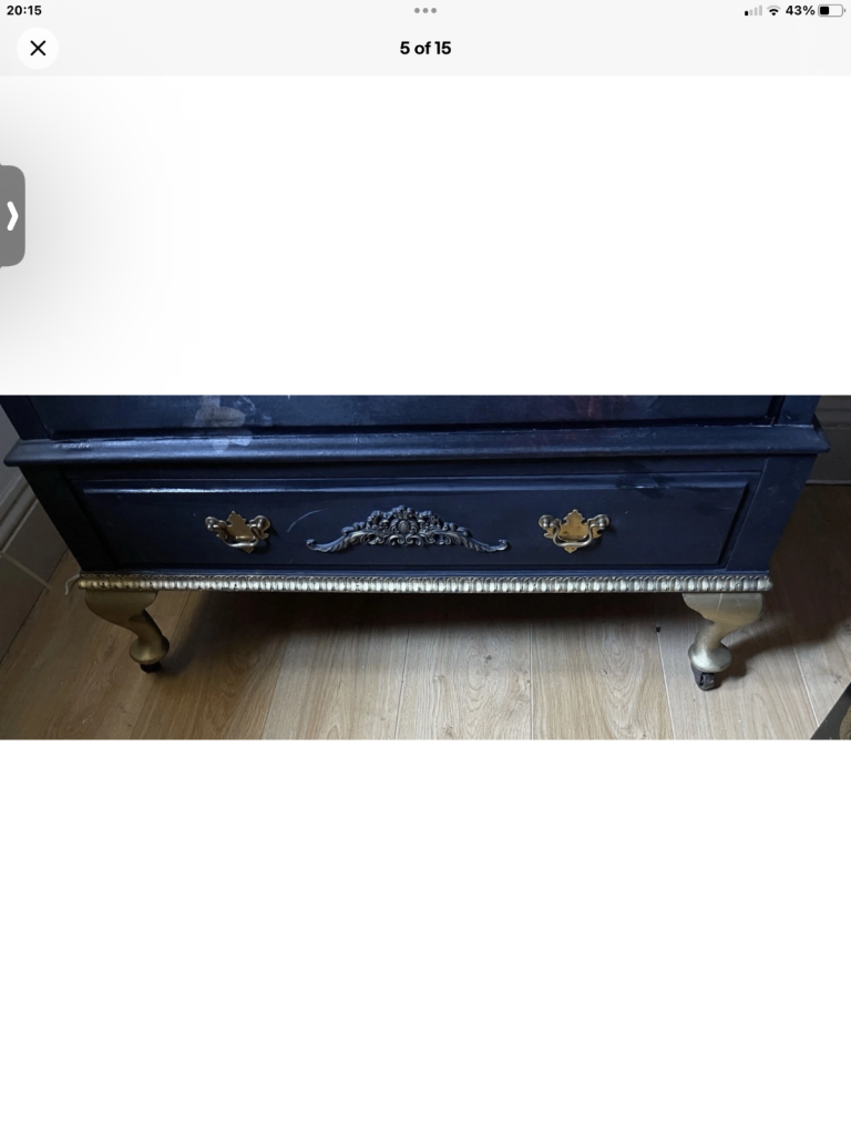 Chest Of Drawers Theme: “Serene Thoughts”  Upcycled Hand Painted