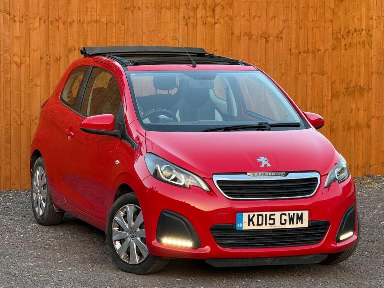 2015 Peugeot 108 1.0 Active 3dr HATCHBACK PETROL Manual