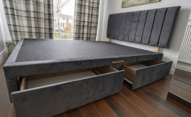King Size Divan Bed with Memory Foam Mattress | Brand New | Fast Delivery