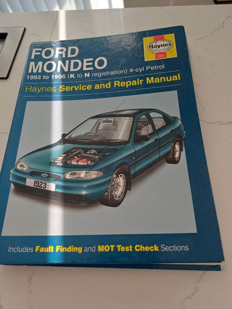 Haynes Ford Mondeo Service and Repair Manual 1993-1996