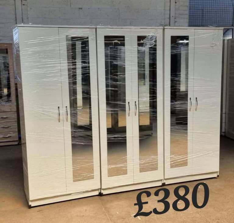 Brand New 2 To 10 Doors Wardrobe Available in Stock
