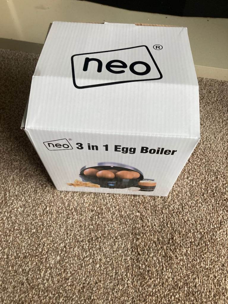Brand New, boxed and unused Neo 3 in 1 Egg boiler