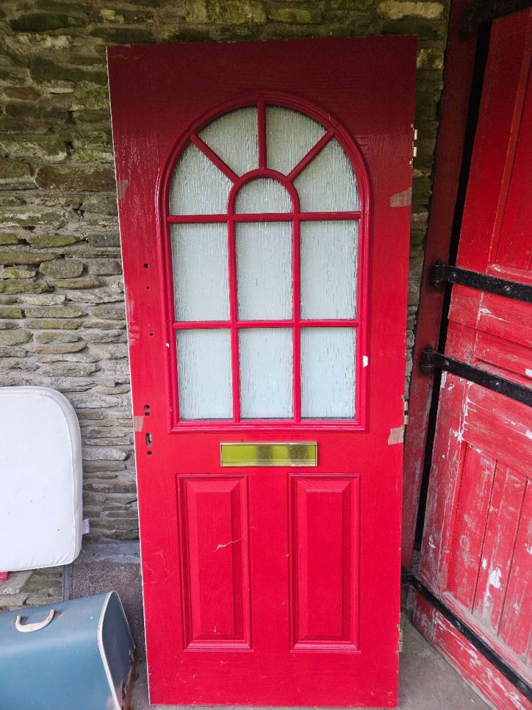 Red composite door -available