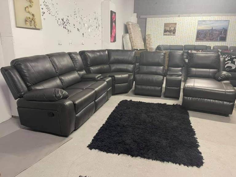 ❤️Super Deal🚛Roma Recliner Sofa Set 3+2 + Corner ❤️25% OFF Price😘Cash On Delivery🚛