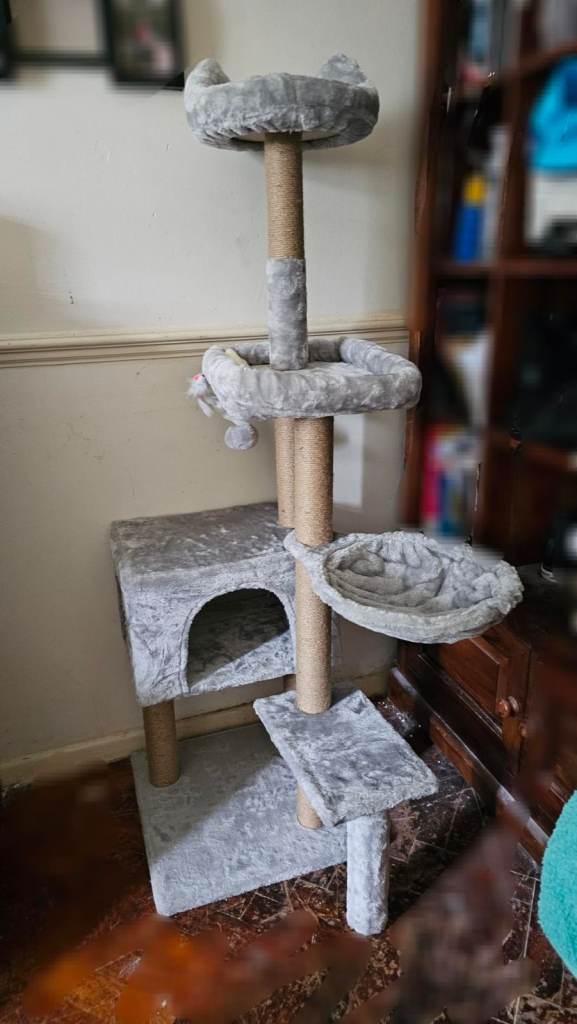 Gray Cat tree