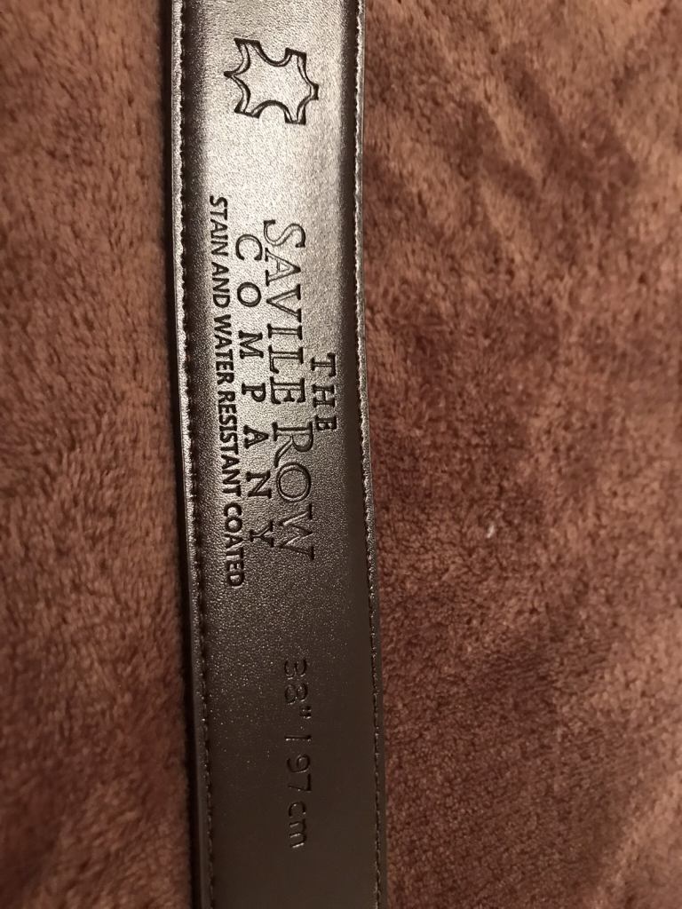 Mens leather belt 