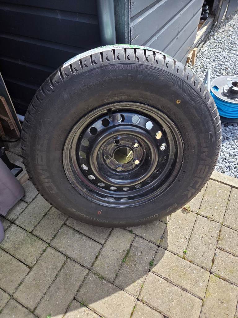 Caravan wheel and tyre unused.