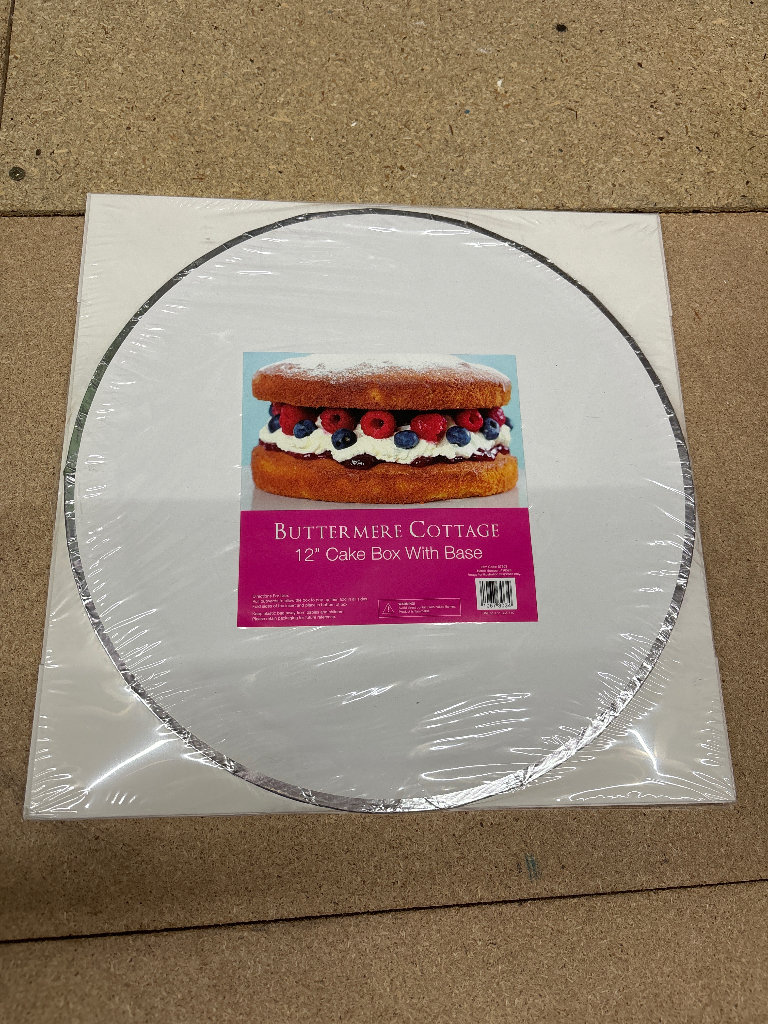 58 x 12” cake box and boards