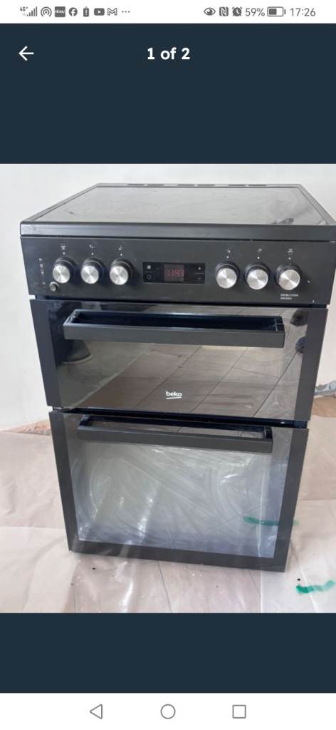 Beko Black Freestanding Electric Cooker