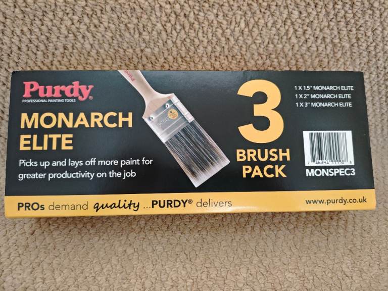 Purdy Monarch Elite Paint Brush Set - 3 Brushes