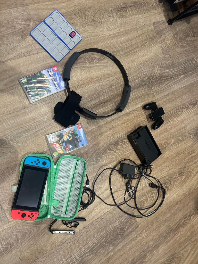 Nintendo switch with ringfit