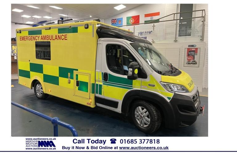 2019 Fiat Ducato 2.3 176PS LWB WAS BODY AMBULANCE C/W STRYKER STRETCHER -------------------- NA D...