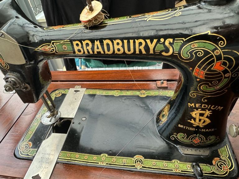 Antique Sewing Machine Table