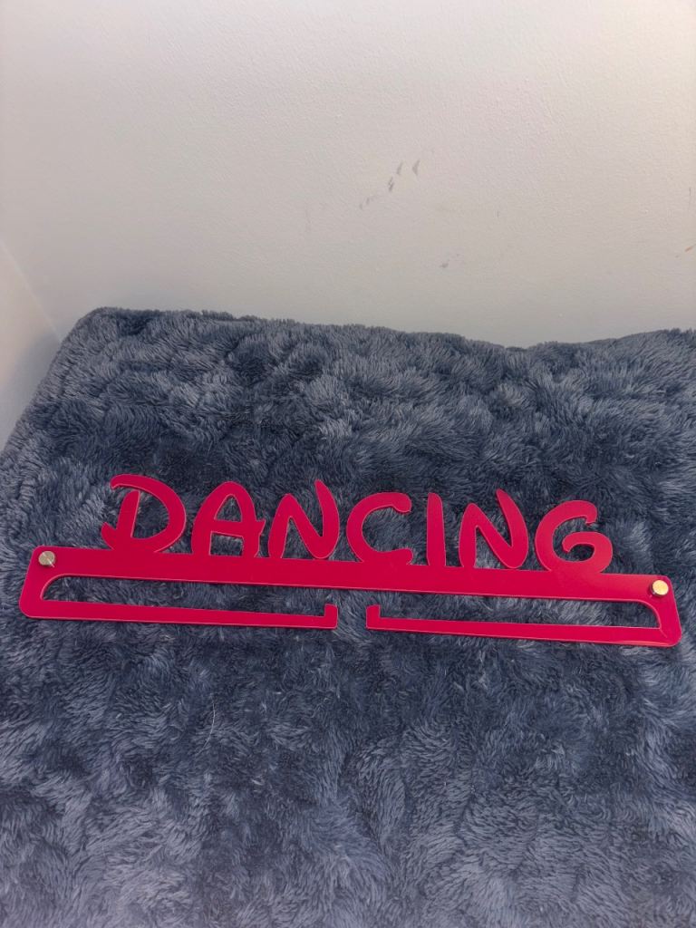 Kids Pink Sign - “Dancing”