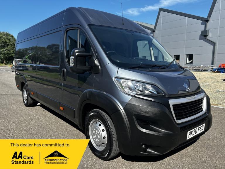 DEPOSIT TAKEN 2021 PEUGEOT BOXER 2.2 BlueHDi 435 PROFESSIONAL GREY L4 XLWB