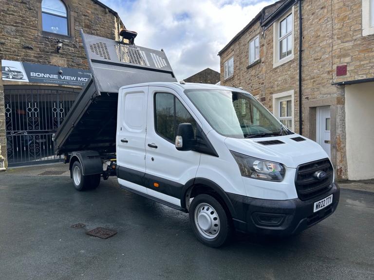 2022 Ford Transit TIPPER 2.0 TDCI 130 PS DOUBLE/ CREW CAN TWIN WHEEL TOOL STORE  Tipper Diesel Ma...