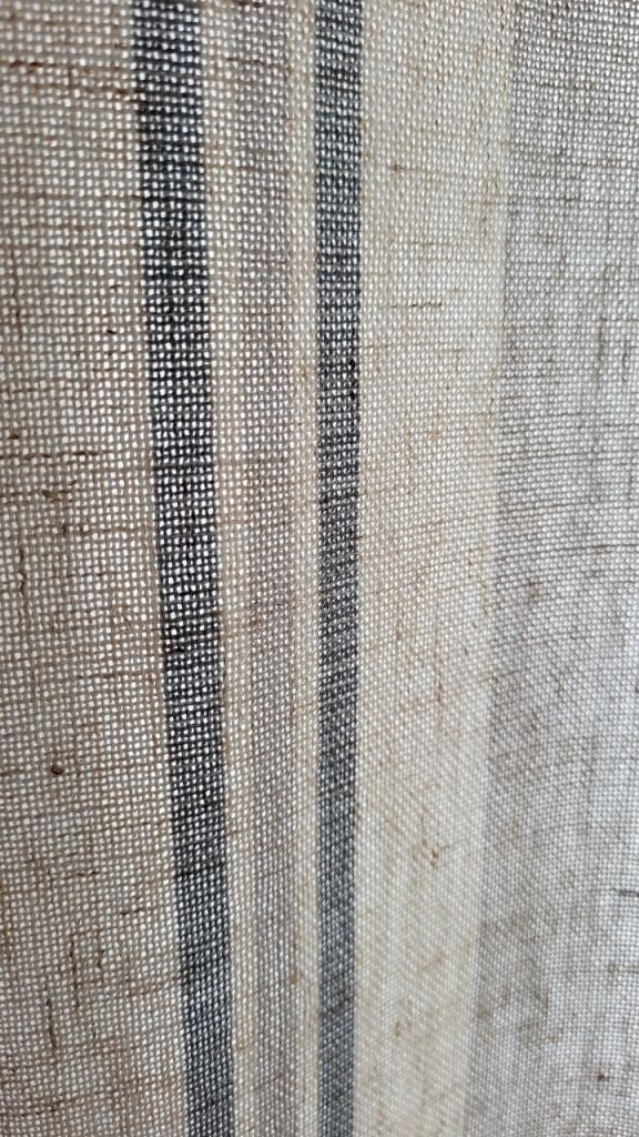 NEW striped linen curtains