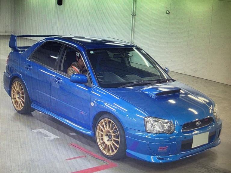 SUBARU IMPREZA WRX STI 2.0L JDM WIDE TRACK TWIN SCROLL Blue Manual Petrol 2005