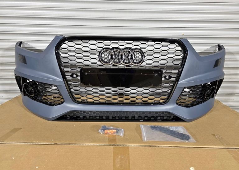 Front Bumper for Audi Q3 SQ3 11-18 RSQ3 Style  Honeycomb 