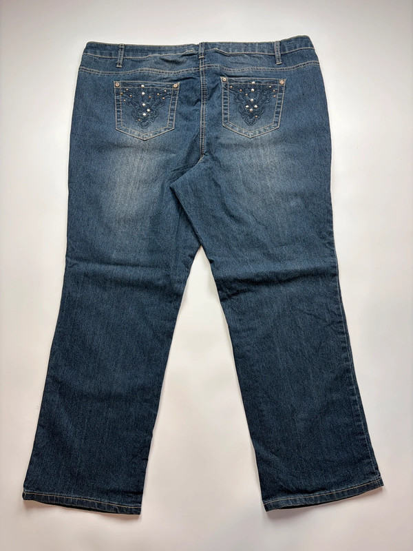 Claire France Jeans Womens Size 18 (UK 22) Dark Blue Y2K/00s Plus Size