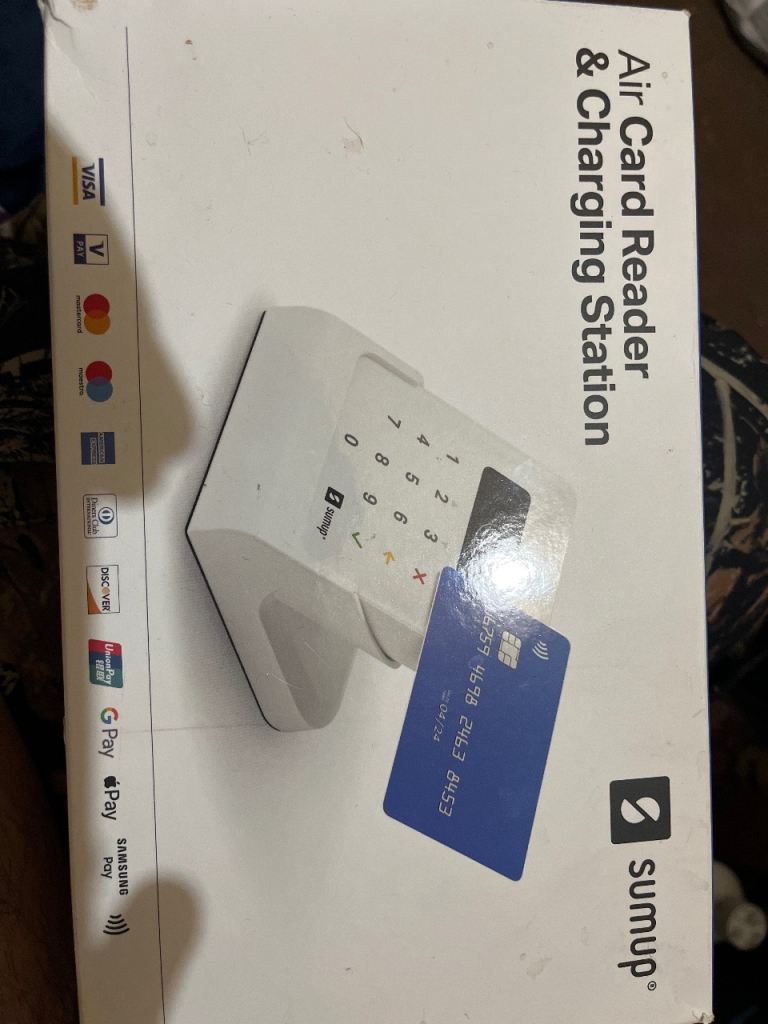 Air card reader & charging station 