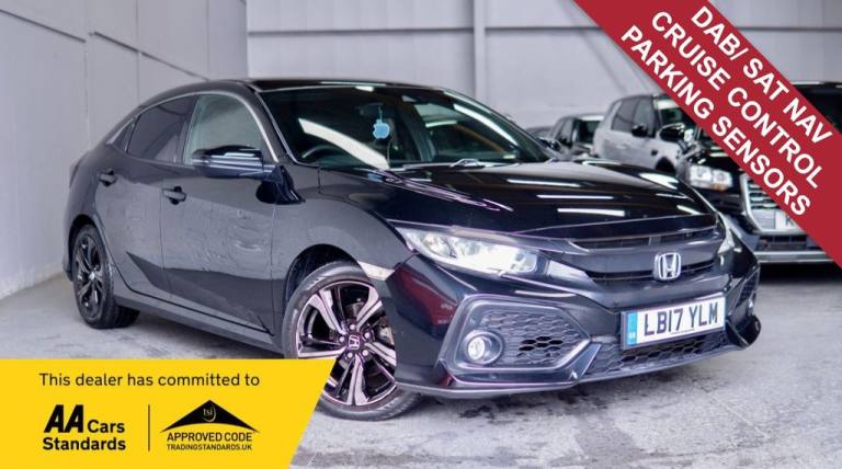 2017 Honda Civic 1.0 VTEC Turbo SR Hatchback 5dr Petrol Manual Euro 6 (s/s) (129 ps) Hatchback Pe...