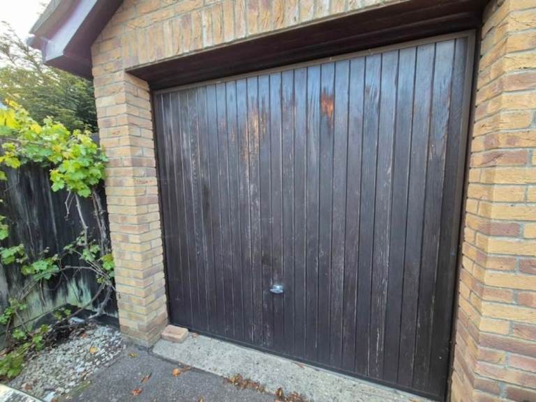 *Free* Garage Door Up and Over 2.1m H x 2.12m W Manual with frame