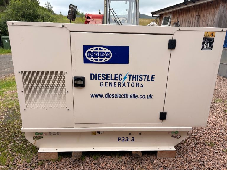 FG Wilson P33-3 Diesel Generator - Good Working Order