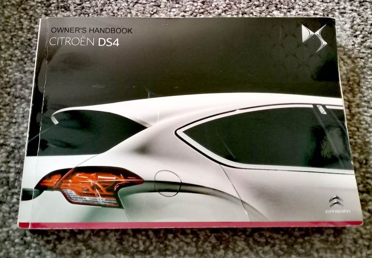 Citroen DS4 owners handbook