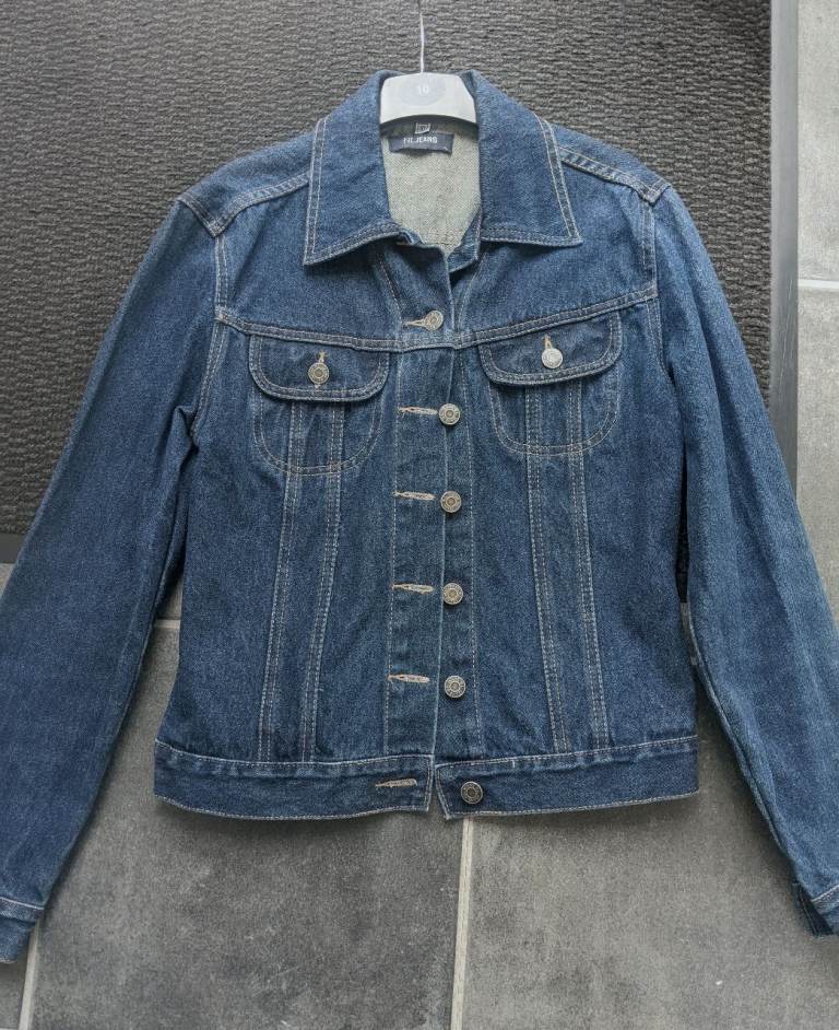 NL JEANS Women's Blue Denim Jacket – Size 10, Good Condition