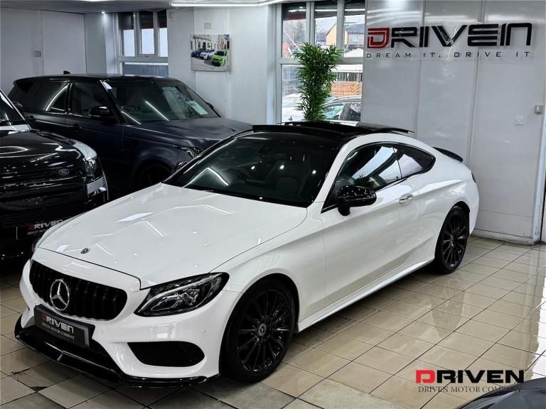 MERCEDES BENZ C220d COUPE AMG LINE PREM C CLASS C63 KIT+PAN ROOF + FREE DELIVERY
