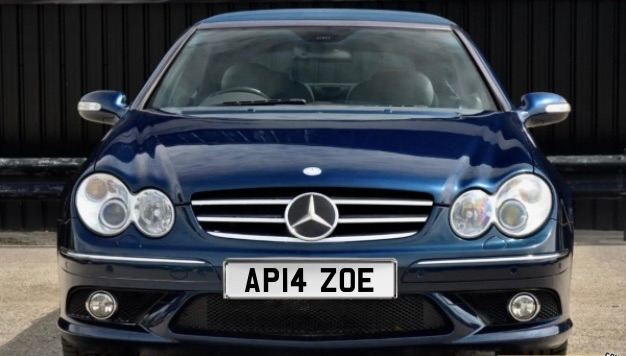 Zoe Zoey Renault Zoe Private Number Plate Registration Reg Cherished Personalised