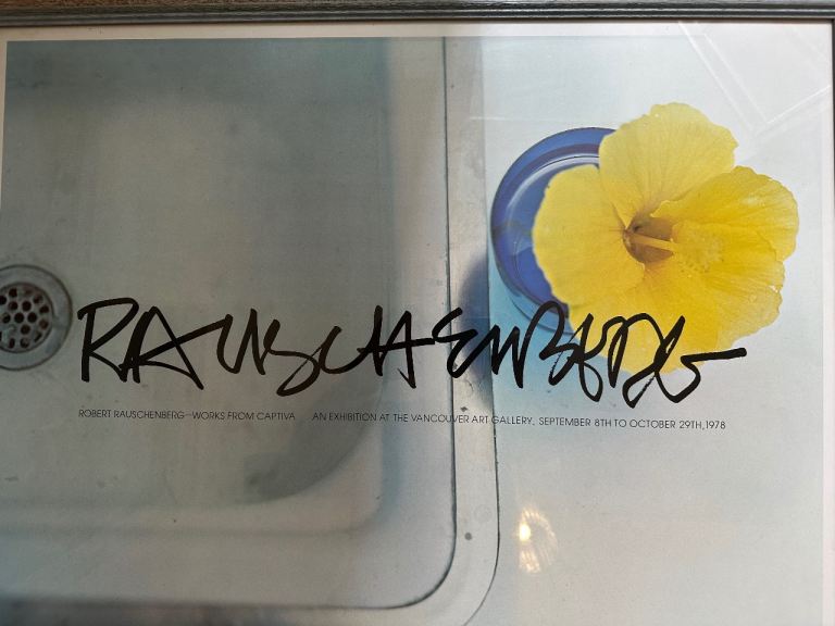 Robert Rauschenberg Exhibition Print (Framed)