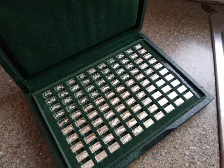 John Pinches 100 Greatest cars Solid Silver Collection FREE Delivery