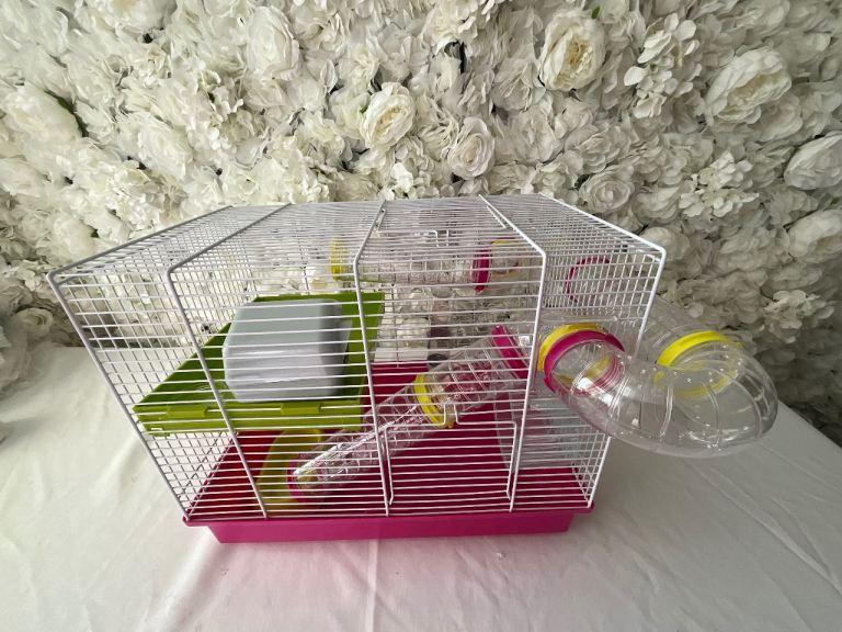 Hamster cage complete with all accessories included as shown in pics