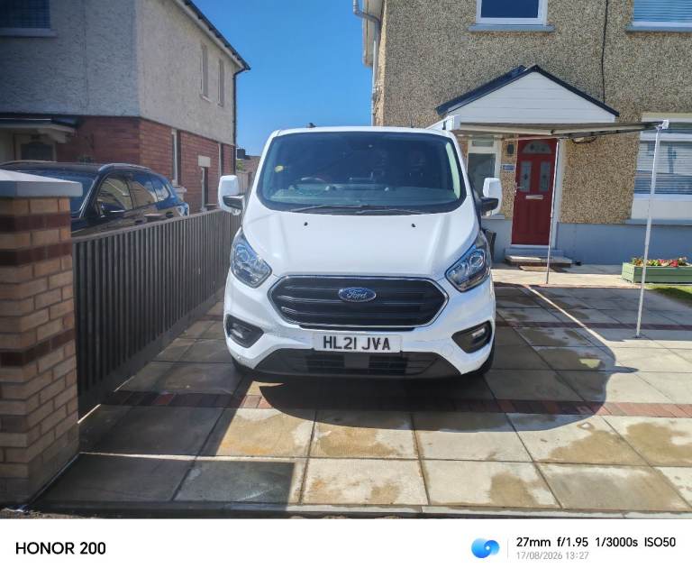 Ford transit custom converted campervan 