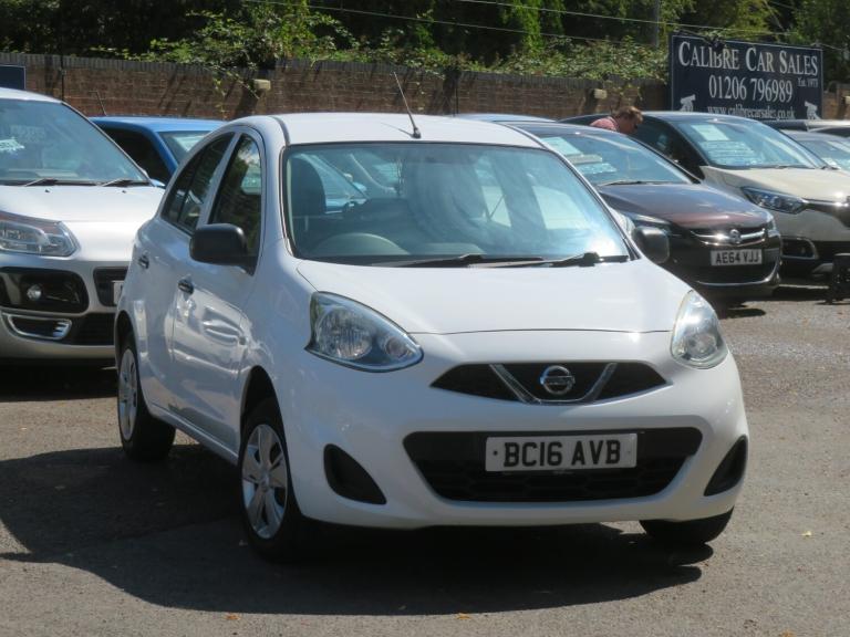 2016 Nissan Micra 1.2 Visia 5dr White Manual Petrol ULEZ HATCHBACK Petrol Manual