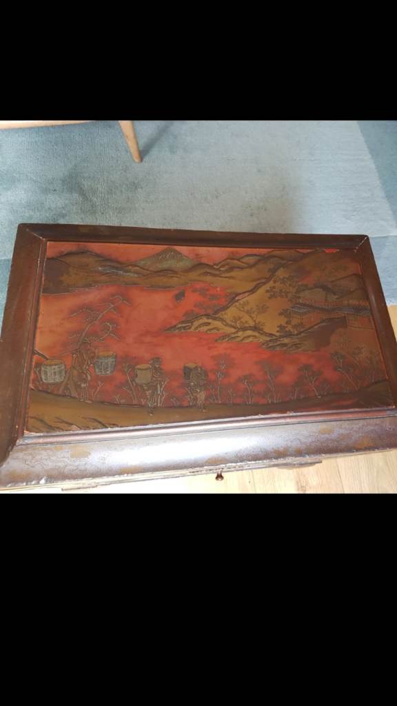 Antique Japanese Makie Lacquer Box C1880 MEIJI PERIOD